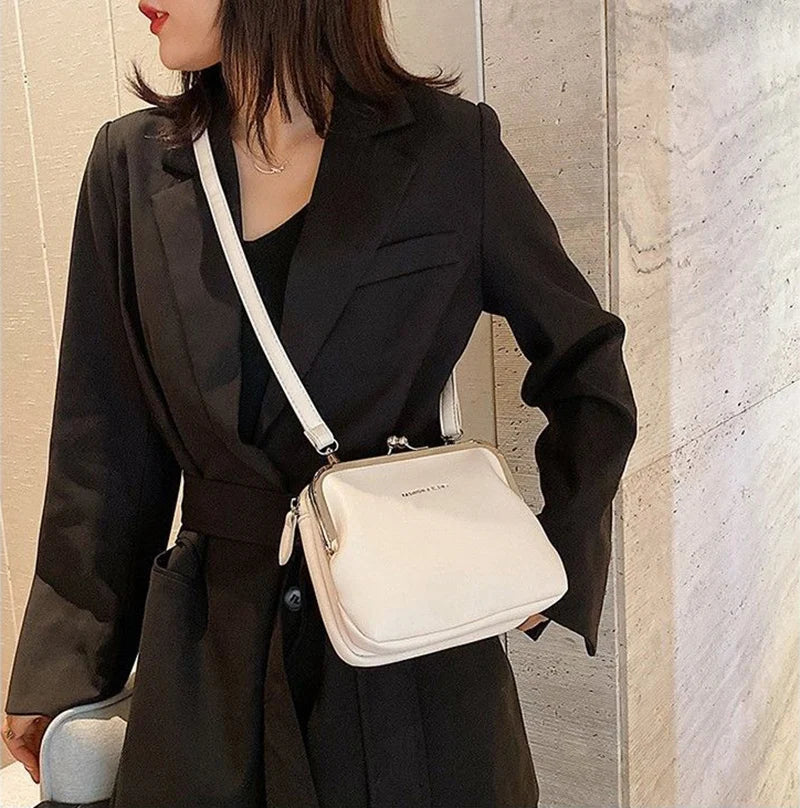 Vintage Leather Crossbody Handbag