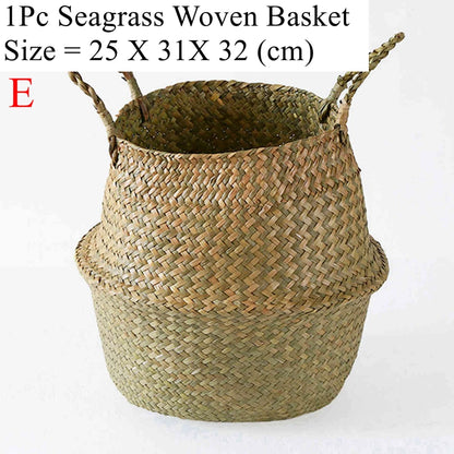 Seagrass Wicker Storage Basket