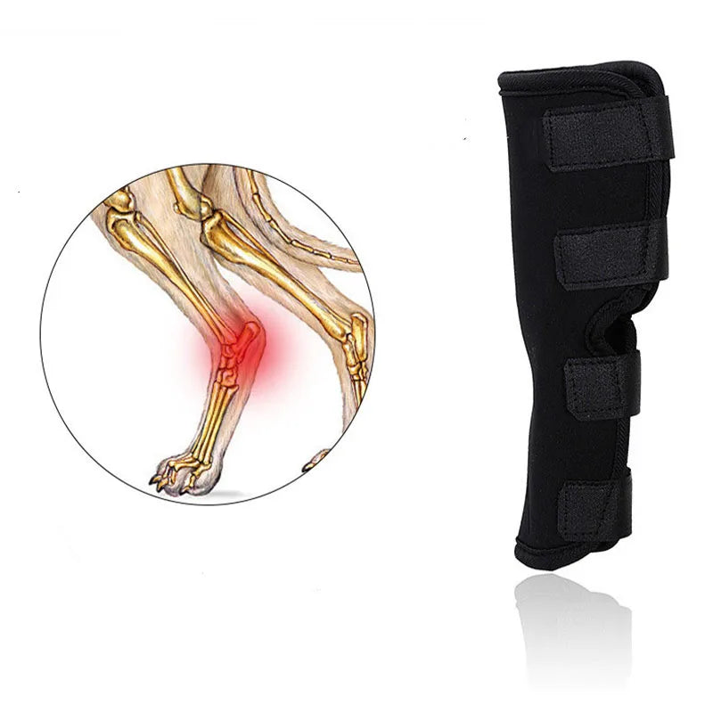 Dog Leg Knee Brace Bandage Support Wrap