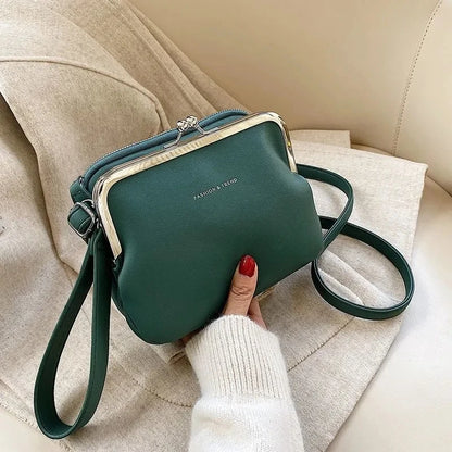 Vintage Leather Crossbody Handbag