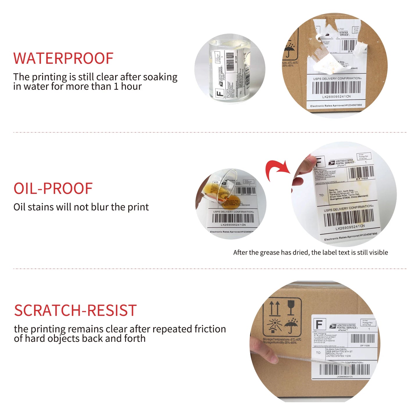 Thermal Shipping Labels Roll