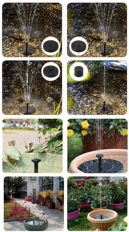 Solar Floating Water Fountain