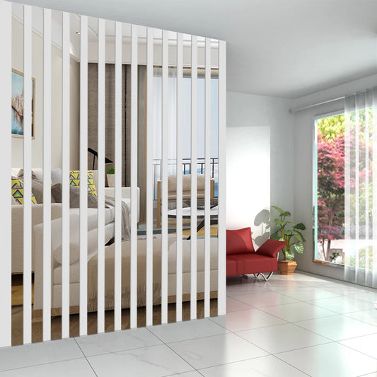 Acrylic Mirror Wall Strips Set