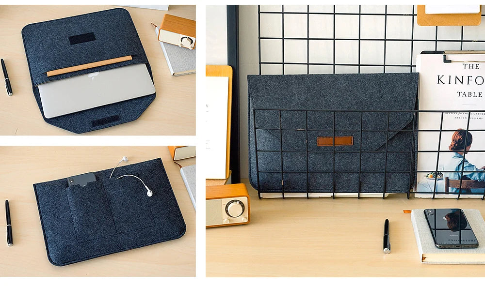 Protective Wool Felt Laptop & Tablet Sleeve