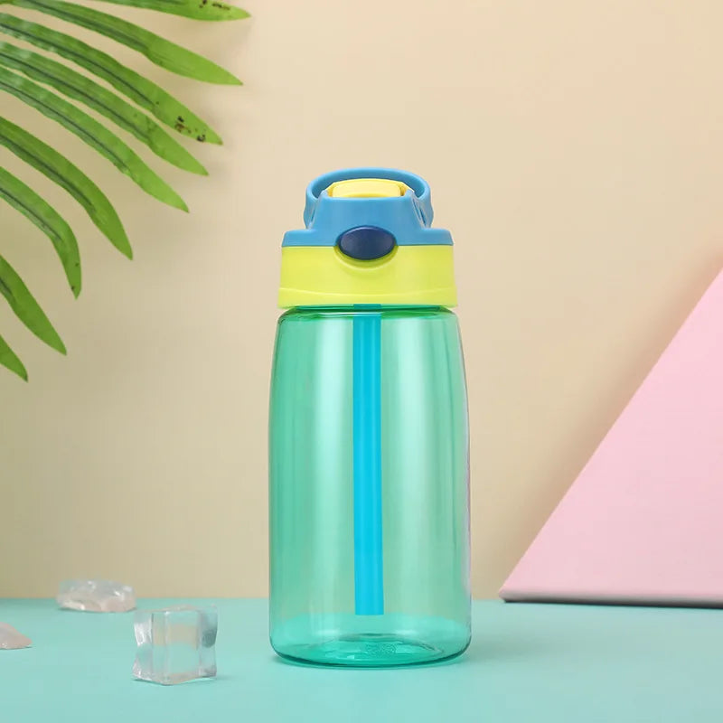 480ml Water Bottle With Straw