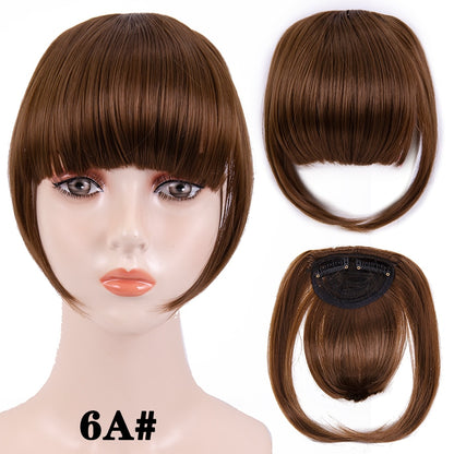 Leeons Short Synthetic Bangs Heat Resistant Hairpieces