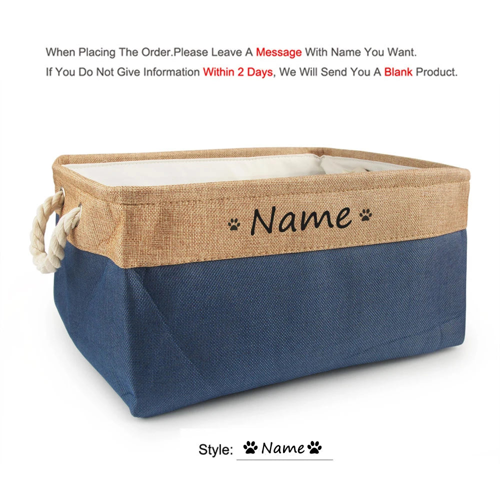 Custom Pet Storage Basket