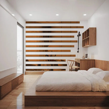 Acrylic Mirror Wall Strips Set