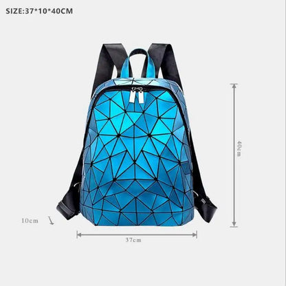 Fashion Geometric Travel Backpack