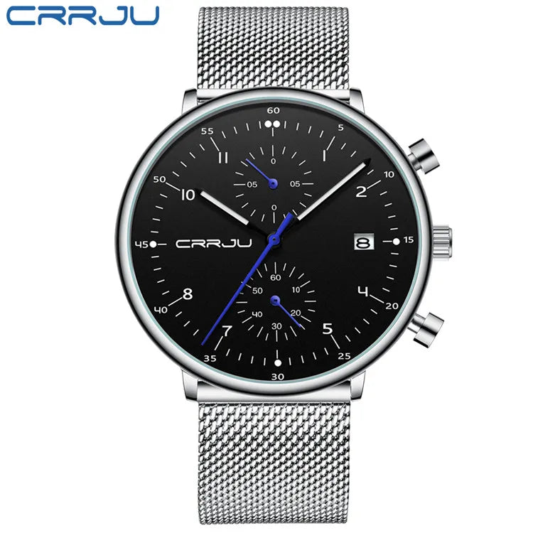 2278 Men's Stainless Steel Quartz Chronograph Watch