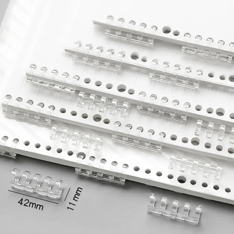 Mini 5-Hole Paper Punch for Loose-Leaf Notebooks