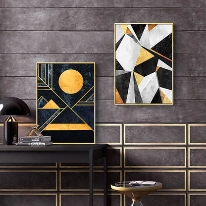 Nordic Abstract Geometry Home Deco Wall Art