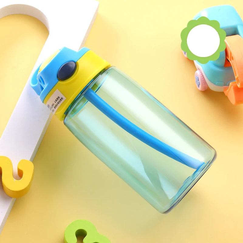 480ml Water Bottle With Straw