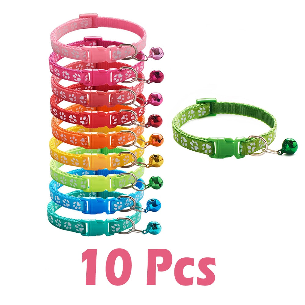 10Pcs Dog Collar Neck Strap