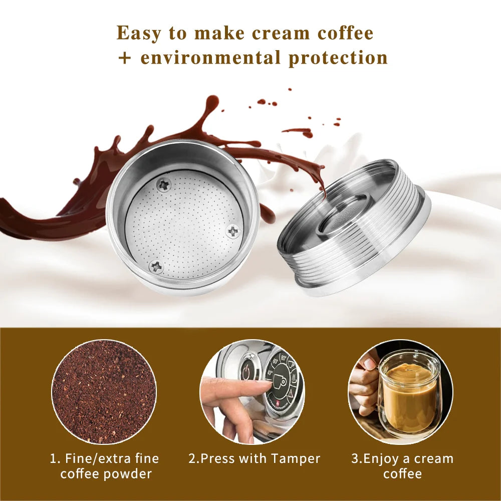 ICafilas Resuable Coffee Capsules Filter Fit for illy Coffee Machine