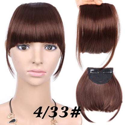 Leeons Short Synthetic Bangs Heat Resistant Hairpieces