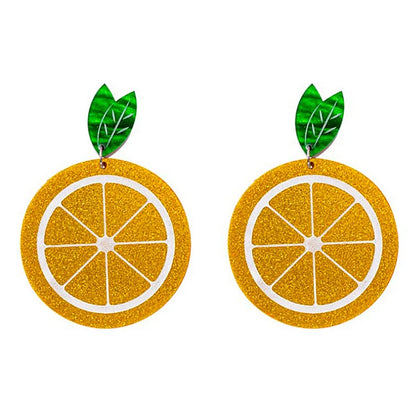 Fruit Vegetables Acrylic Drop Earrings
