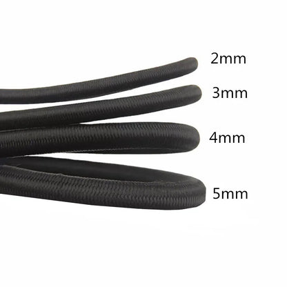 5Meter 1mm/1.5mm/2mm/3mm/4mm/5mm High-Quality Round Elastic Rope