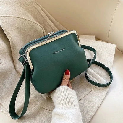 Vintage Leather Crossbody Handbag