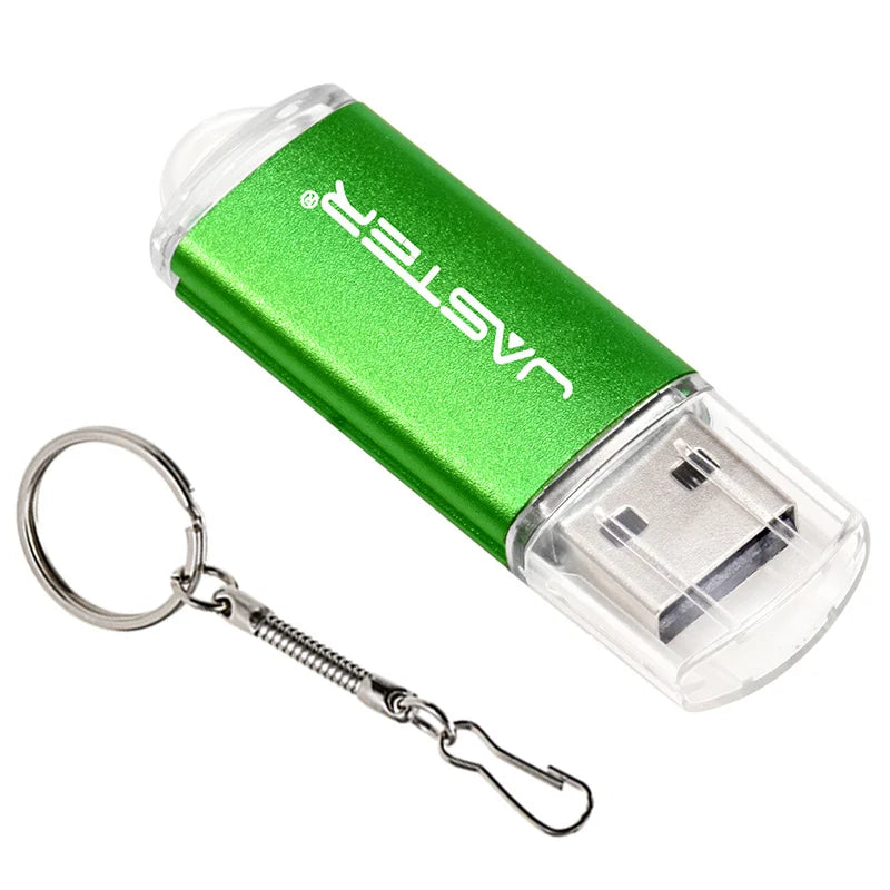 Portable USB 2.0 Memory Stick with Key Ring – Multiple Capacities & Colors