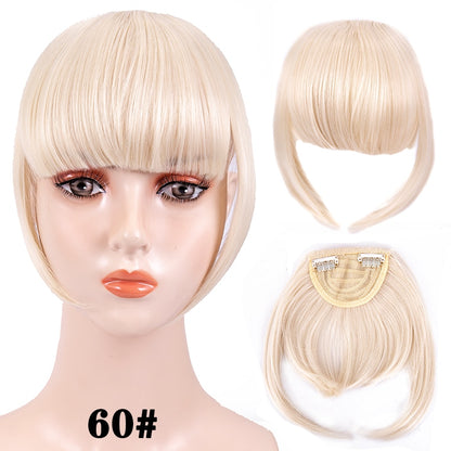 Leeons Short Synthetic Bangs Heat Resistant Hairpieces