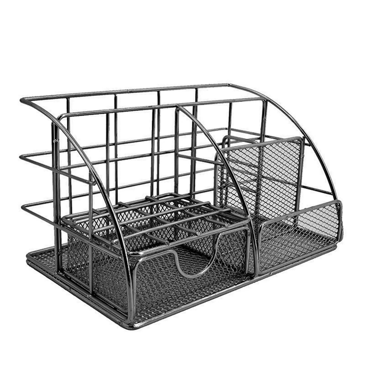 Rose Gold Mesh Desk Organizer