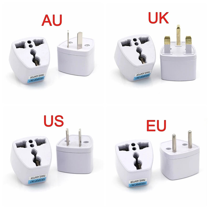 Universal US UK AU To EU Plug Socket