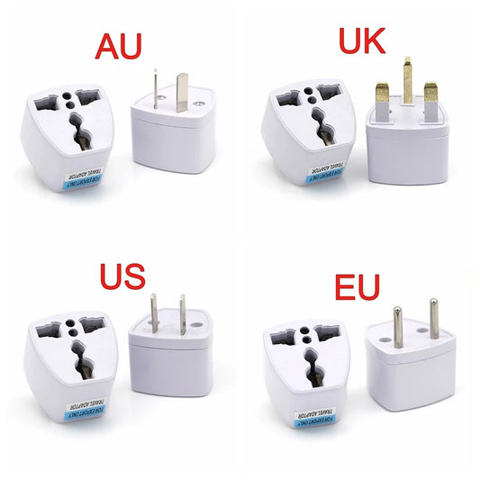 Universal US UK AU To EU Plug Socket