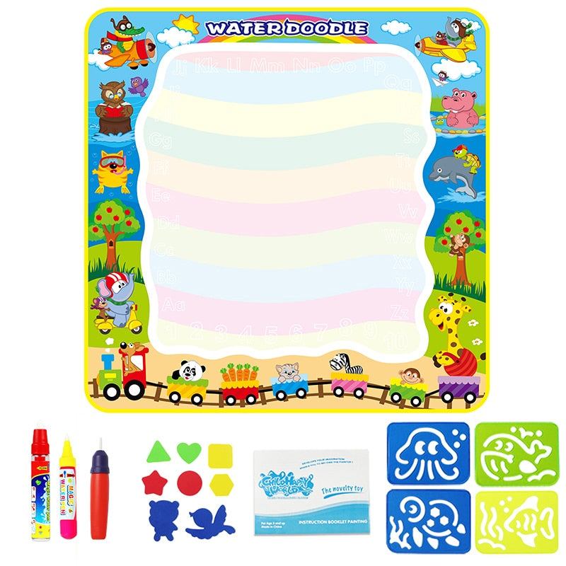 educational game drawing mat dinosaur