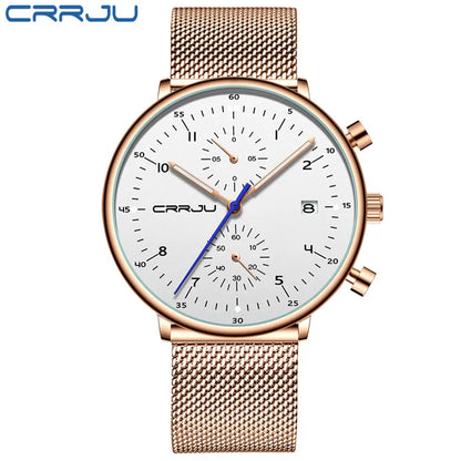 2278 Men's Stainless Steel Quartz Chronograph Watch