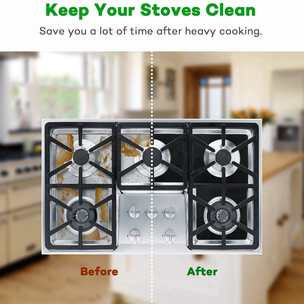 Reusable Gas Stove Burner Protector Covers