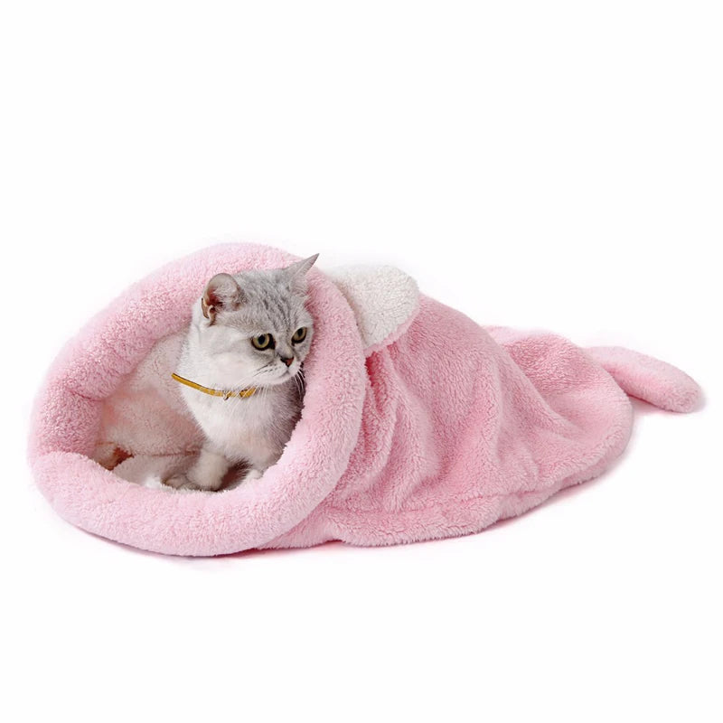 Soft Cat Sleeping Bag Pet Bed House