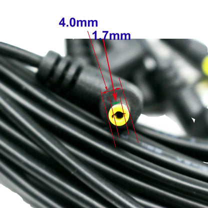 4.0 × 1.7mm DC Power Plug Cable