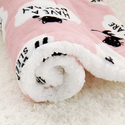 Winter Dog Bed Pet Blanket