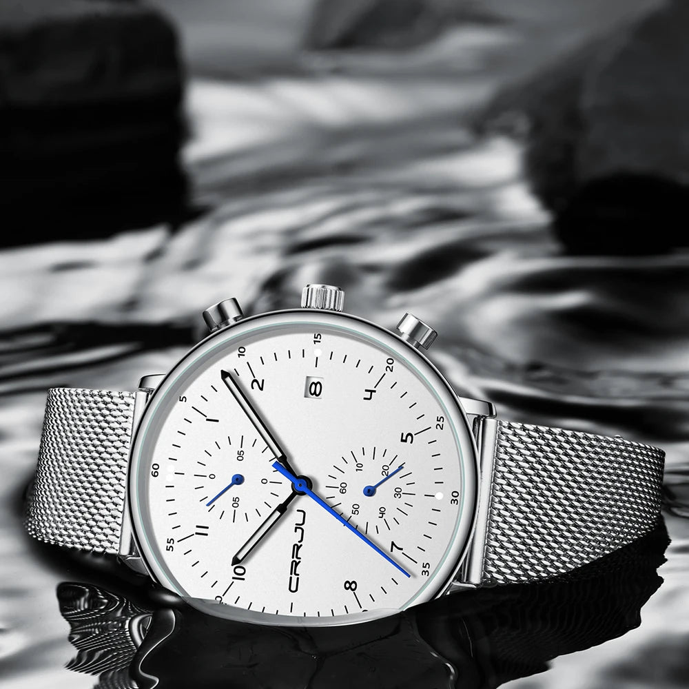 2278 Men's Stainless Steel Quartz Chronograph Watch