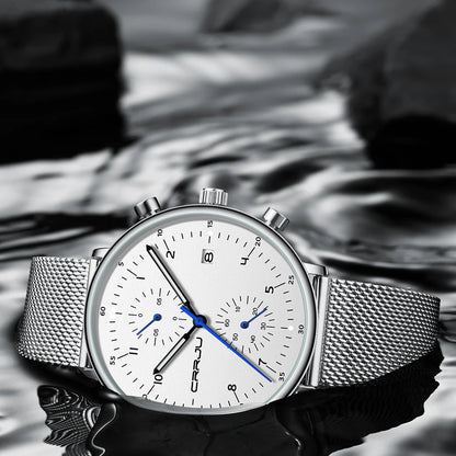 2278 Men's Stainless Steel Quartz Chronograph Watch