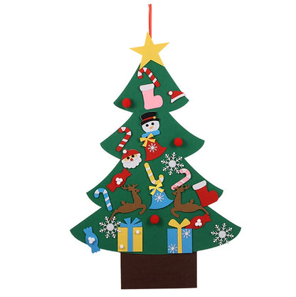 Kids DIY Felt Christmas Tree Set