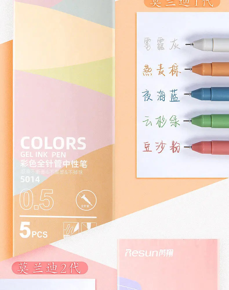 Retro Gel Pen Set