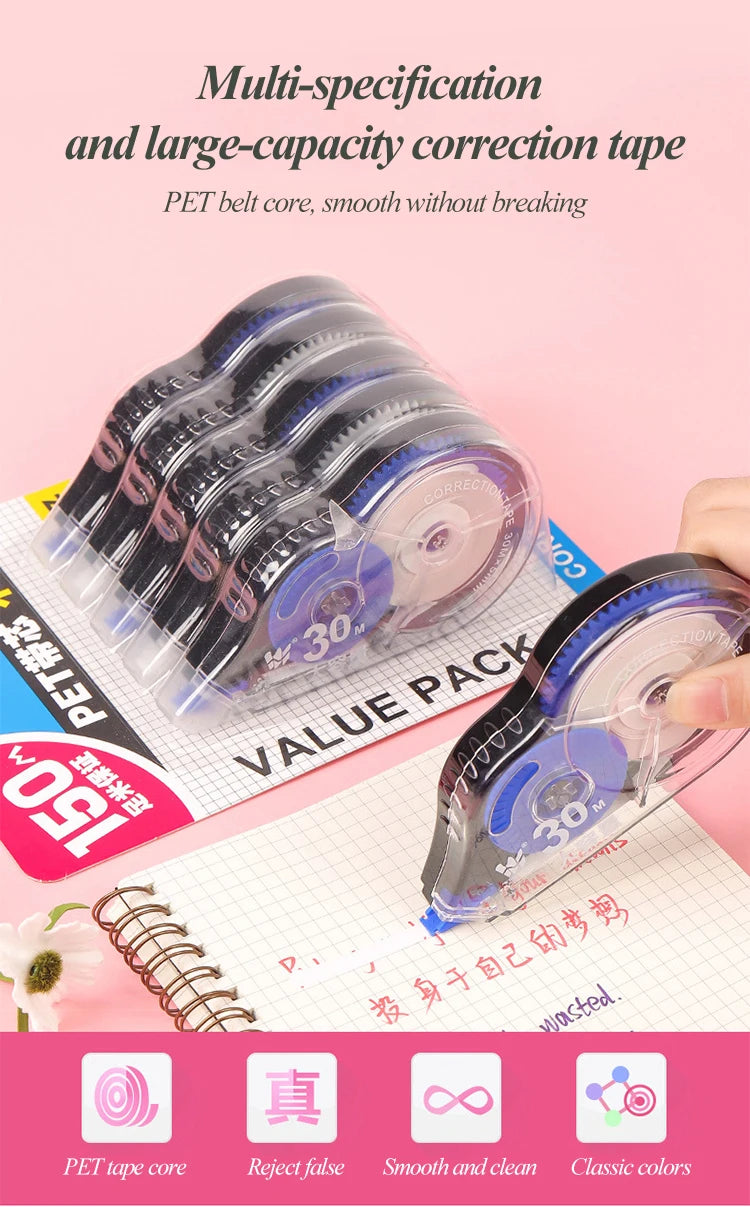 Large Capacity Correction Tape