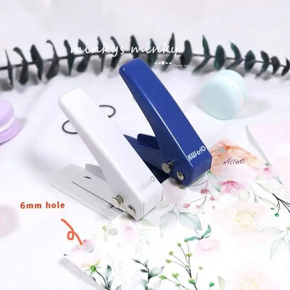 Minkys Kawaii Binder Hole Punch For Journal Paper