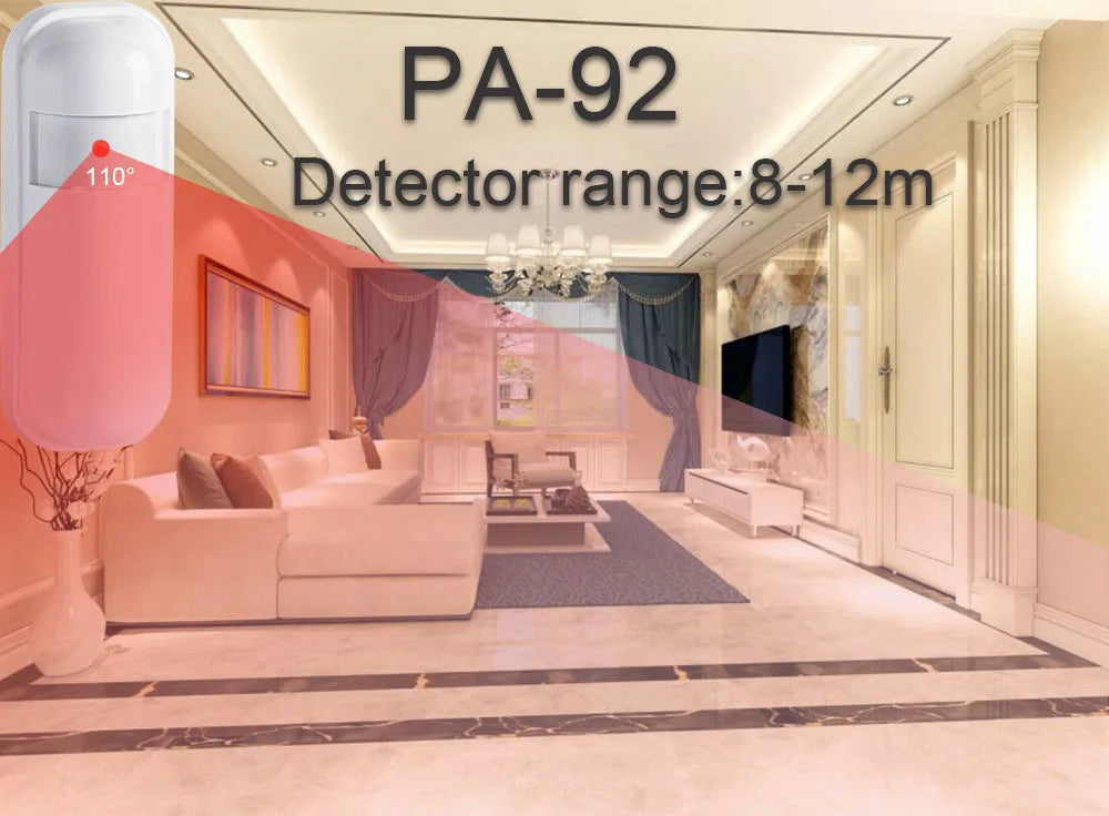 Wireless Security System with Sensors & App Control