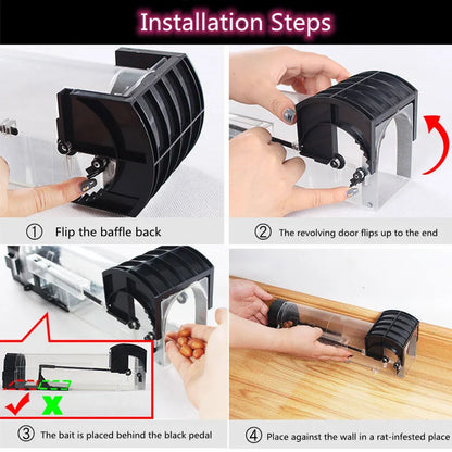 Humane Reusable Mouse Catcher Trap