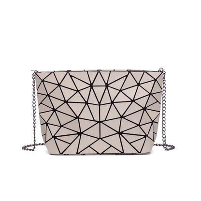 Geometric Chain Crossbody Shoulder Bag