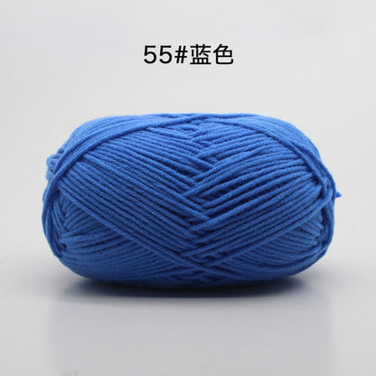 50g/Set 4ply Milk Cotton Knitting Wool Yarn