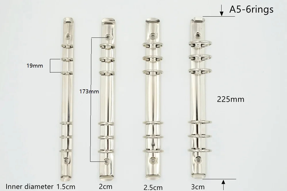 Metal Loose-Leaf Binder Rings