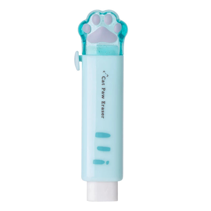 Retractable Cat Claw Pencil Eraser