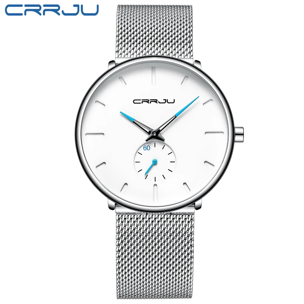 2150 Men's Stainless Steel Blue Quartz Watch