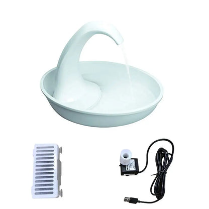 Automatic Swan Cat & Dog Water Fountain Dispenser