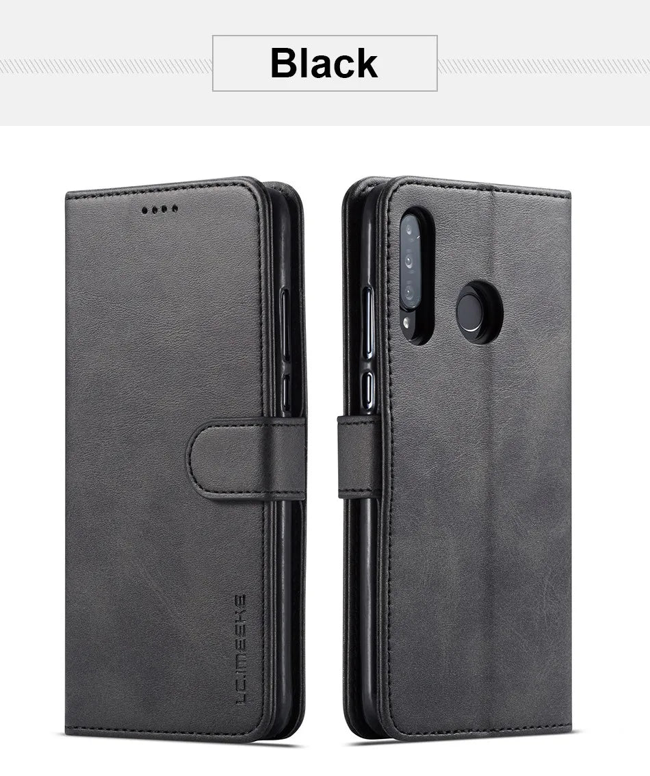 Magnetic Wallet Phone Case for Huawei & Honor