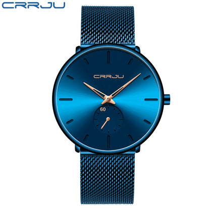 2150 Men's Stainless Steel Blue Quartz Watch